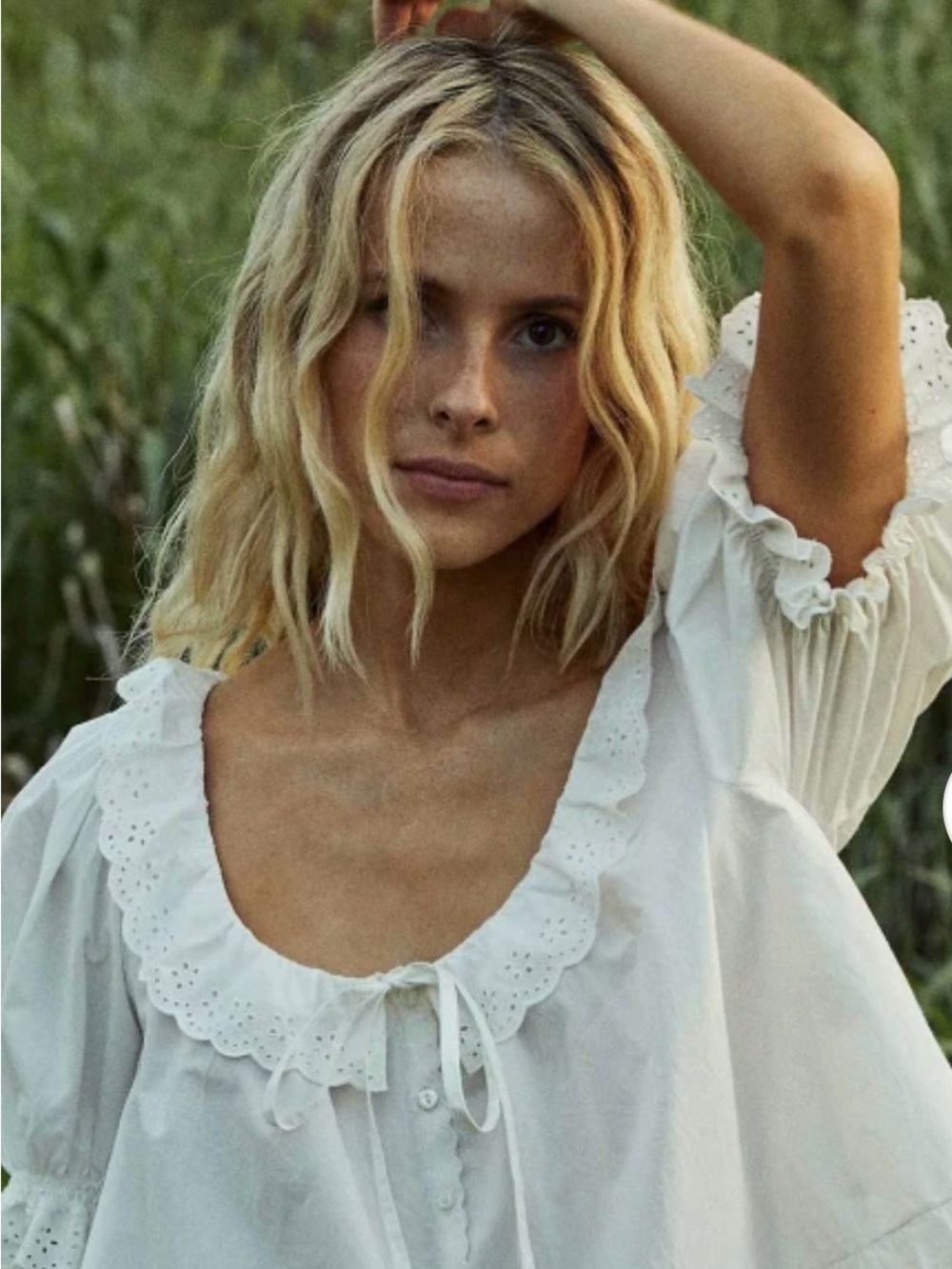 DOÉN “LAZULI” 🍃🤍🍃Top/Blouse, Beautiful, Size L - Picture 16 of 16